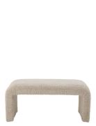 Bobbie Bench Home Furniture Chairs & Stools Stools & Benches Cream Blo...