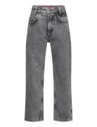 Denim Trousers Bottoms Jeans Loose Jeans Grey Hugo Kids