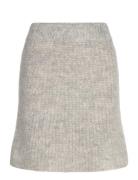 Mschannalisa Skirt Skirts Knee-length & Midi Skirts Grey MSCH Copenhag...