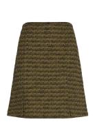 Ihkate Mosley Sk Skirts Short Skirts Khaki Green ICHI