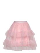 Skirt Long Mesh Dresses & Skirts Skirts Tulle Skirts Pink Lindex