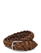 Braided Suede Belt Accessories Belts Braided Belt Brown Mango