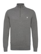 Williams River Cotton Yd 1/4 Zip Sweater Dark Grey Heather Designers K...