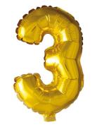 Foil Balloon Number 3 Gold 86 Cm Home Kids Decor Party Supplies Gold J...
