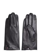 Essential Flag Leather Gloves Accessories Gloves Finger Gloves Black T...