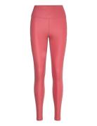 Borg High Waist Shine Tights Sport Women Sport Clothing Sport Tights S...