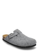 Sl Olivier New Felt Grey Shoes Mules & Clogs Grey Scholl