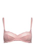 Three Piece Unlined Lingerie Bras & Tops Balc Tte Bras Pink Calvin Kle...