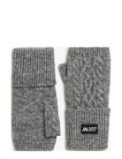 Cable Luxe Handwarmers Accessories Gloves Thumb Gloves Grey Superdry