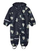 Rainwear Suit - Aop, W. Fleece Outerwear Coveralls Rainwear Coveralls ...