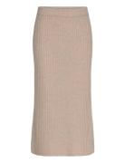 Lily Skirt Skirts Knee-length & Midi Skirts Beige Balmuir