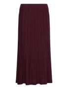 Klara Skirt Skirts Maxi Skirts Burgundy Jumperfabriken