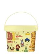 Hama Midi Beads 10.000 Pcs In Bucket Mix 00 Toys Creativity Drawing & ...