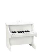 Piano With Scores - White Toys Musical Instruments White Vilac