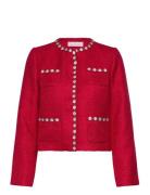 Elizabella Jacket Blazers BouclÉ Blazers Red Love Lolita