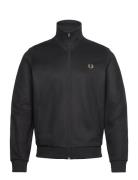 Track Jacket Tops Sweatshirts & Hoodies Sweatshirts Black Fred Perry