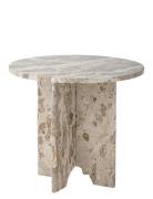 Jasmia Sidebord, Brun, Marmor Home Furniture Tables Side Tables & Smal...