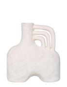 Bryn - Vase, Ceramic, Beige, 18,5X8X19,5 Cm Home Decoration Vases Big ...