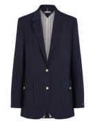 Cool Wool Relaxed Sb Blazer Blazers Single Breasted Blazers Navy Tommy...