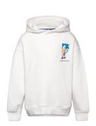 Sonic Hoodie Tops Sweatshirts & Hoodies Hoodies White Mango