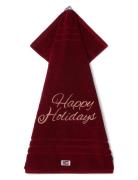 Original Towel Wine Happy Holidays Home Textiles Bathroom Textiles Tow...