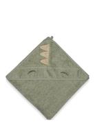 Aki Hooded Baby Towel Home Bath Time Towels & Cloths Towels Khaki Gree...