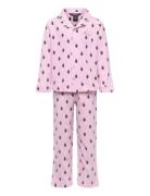 S6-Sleepwear Pant Set Pyjamassæt Pink Polo Ralph Lauren