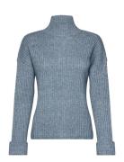 Frelly Pu 1 Tops Knitwear Jumpers Blue Fransa