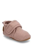 Prewalker Wool Shoes Pre-walkers - Beginner Shoes  Pink Mikk-line