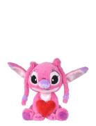 Disney Angel Holding Heart  Toys Soft Toys Stuffed Toys Pink Disney
