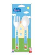 Peppa Pig - 2 Piece Cutlery Set Home Meal Time Cutlery Multi/patterned...