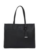 Ck Must Medium Shopper_Caviar Shopper Taske Black Calvin Klein