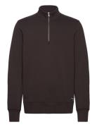 Centre Half Zip Sport Sweatshirts & Hoodies Sweatshirts Black Björn Bo...