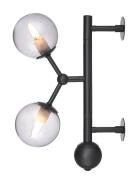 Atom Home Lighting Lamps Wall Lamps Black Halo Design