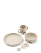 Vivi Printed Tableware Set Home Meal Time Dinner Sets Cream Liewood