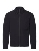 Jake Zipped Overshirt Designers Overshirts Navy J. Lindeberg