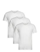 Stretch Vn Tee Ss 3Pack Tops T-Kortærmet Skjorte White Tommy Hilfiger