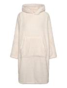 Snuggle Fleece Lounge Dress Morgenkåbe White Hunkemöller