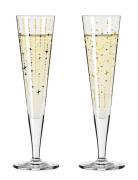 Goldnacht Champagneglas 2-P Sparkle Home Tableware Glass Champagne Gla...