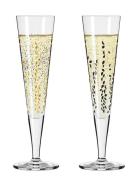 Goldnacht Champagneglas 2-P Diamond Home Tableware Glass Champagne Gla...