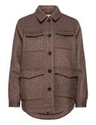 Srgertrud Jacket Uldjakke Jakke Brown Soft Rebels