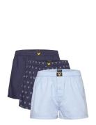 Darwin Underwear Boxer Shorts Navy Lyle & Scott