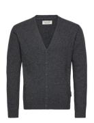 Cfkarl Lambswool Cardigan Tops Knitwear Cardigans Grey Casual Friday