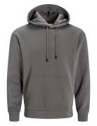 Jjebradley Sweat Hood Noos Tops Sweatshirts & Hoodies Hoodies Grey Jac...