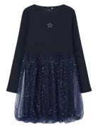 Nkfrarana Ls Dress Pb Dresses & Skirts Dresses Partydresses Navy Name ...