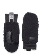 Uggfluff Mitten With Logo Tape Accessories Gloves Thumb Gloves Black U...