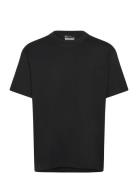 Over D T-Shirt Tops T-Kortærmet Skjorte Black Weekday