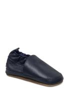 Solid Leather Slippers Slippers Hjemmesko Blue Melton