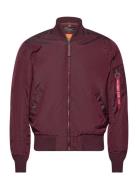 Ma-1 Tt Designers Jackets Bomber Jackets Burgundy Alpha Industries