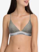 Unlined Triangle Lingerie Bras & Tops Soft Bras Bralette Grey Calvin K...